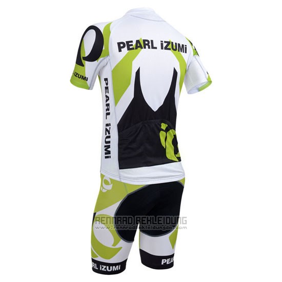 2013 Fahrradbekleidung Pearl Izumi Wei und Grun Trikot Kurzarm und Tragerhose